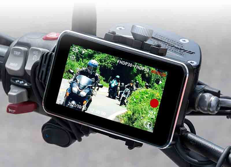 前後2カメラフルHD録画対応のバイク用ドライブレコーダー「DVR-B003」が昌騰から発売！ 記事4