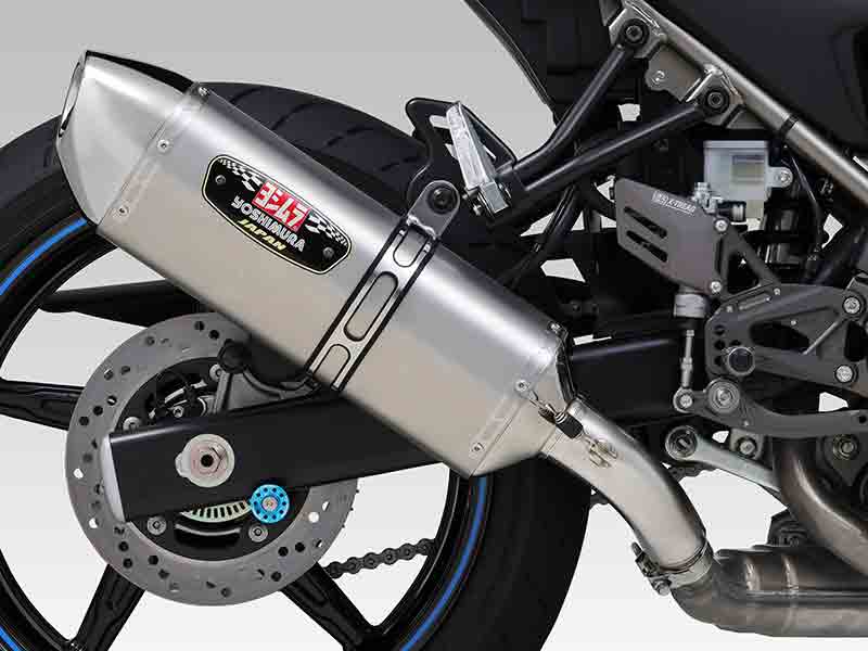 スズキ SV650／X用マフラー「Slip-On R-77Jサイクロン EXPORT SPEC