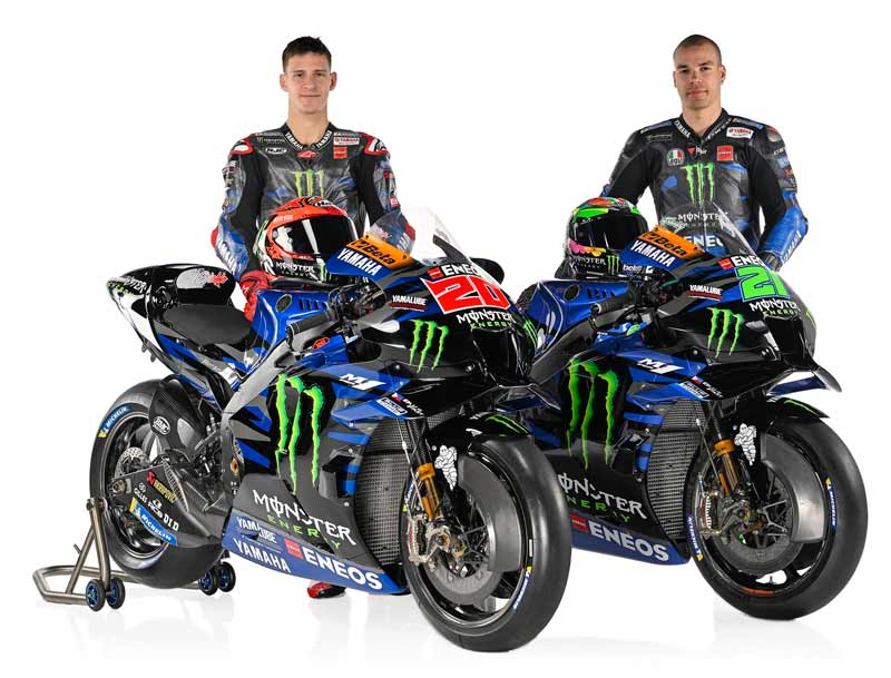 ヤマハ】ファクトリーチーム「Monster Energy Yamaha MotoGP」2023年型 ...