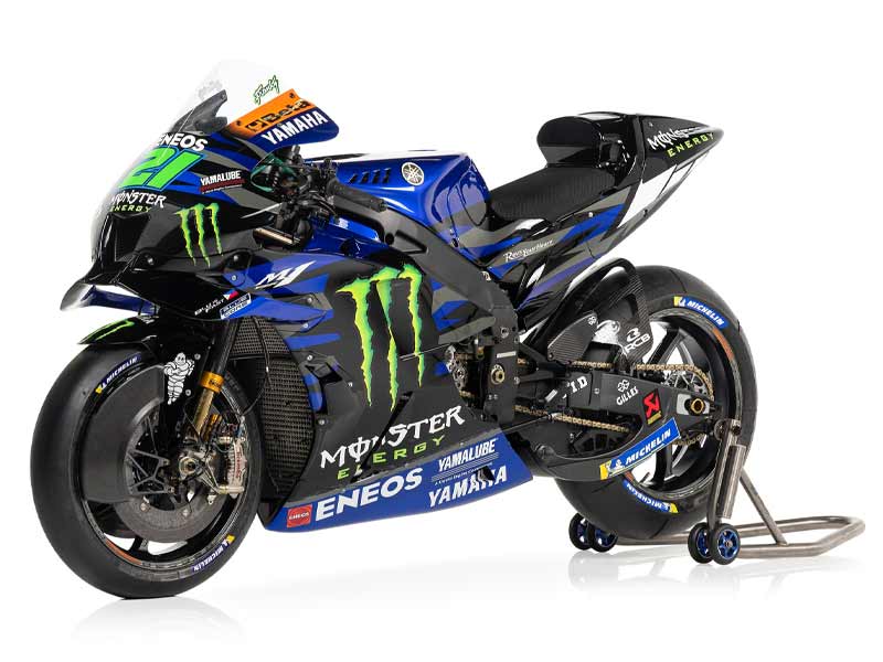 【ヤマハ】ファクトリーチーム「Monster Energy Yamaha MotoGP」2023年型 YZR-M1 を公開　記事３