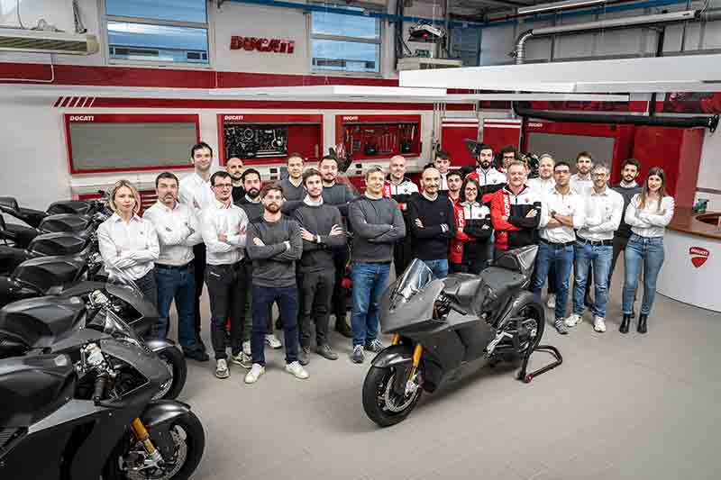 【ドゥカティ】2023年MotoE世界選手権に向け電動レーシングマシン「V21L」プロトタイプの生産を開始 記事2