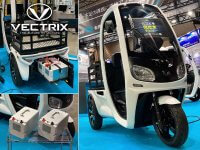 【VECTRIX】小型3輪BEV「I-Cargo」を第15回オートモーティブ ワールドに出展　メイン