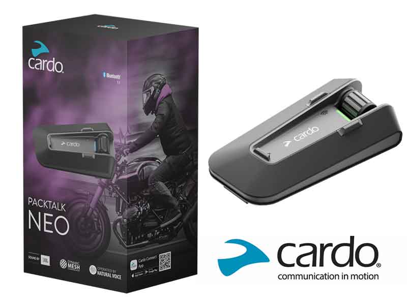 Cardo（カルド）のバイク用インカム新製品「PACKTALK NEO／パック 