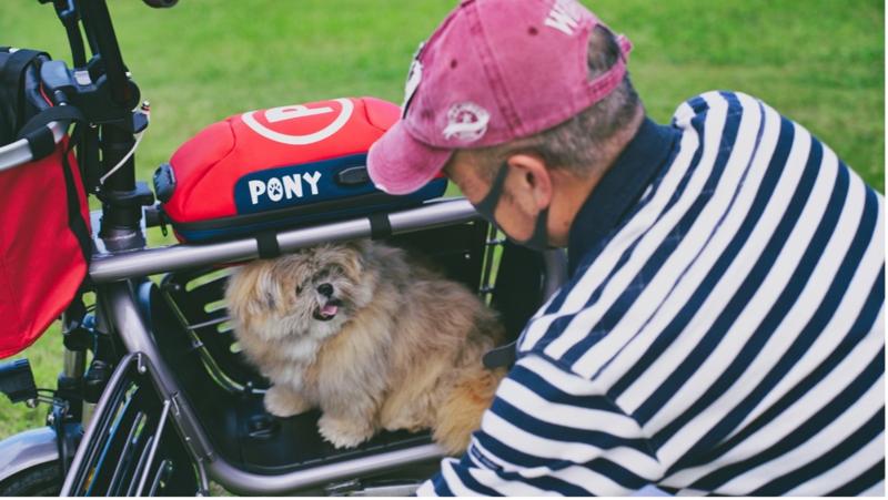 いつでもどこでも、ずっと一緒にいたいから「ペットと乗れる電動バイク」『PONY』柏の葉T-SITEにて開催される、「第16回