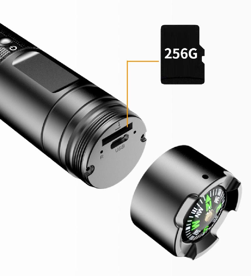 VLOGに最適・4Kハイビジョンカメラ搭載で撮影もできる懐中電灯「Flashlight-G」をガジェットストア「MODERN