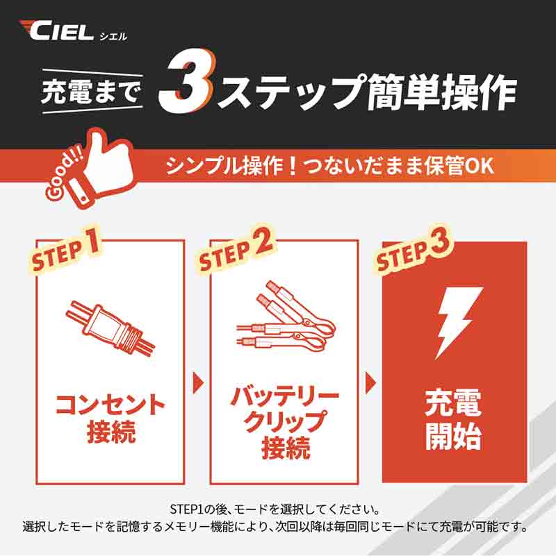原付から大型メガスポーツまで対応！ CIEL のコンディショニングチャージャー「D4 Power／D1 Power」が発売 記事9