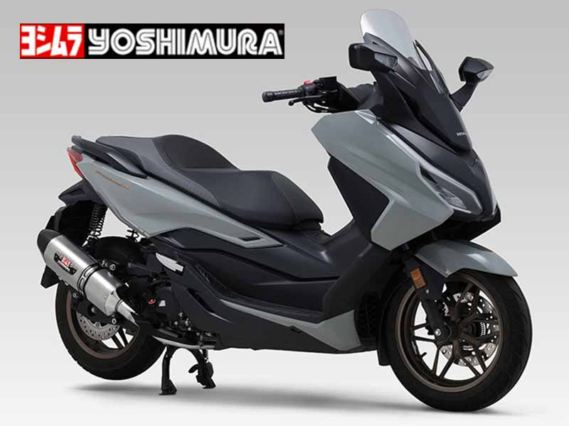 ヨシムラからホンダ フォルツァ（’23）用「機械曲R-77Jサイクロン EXPORT SPEC 政府認証」が7月下旬発売！（動画あり） メイン