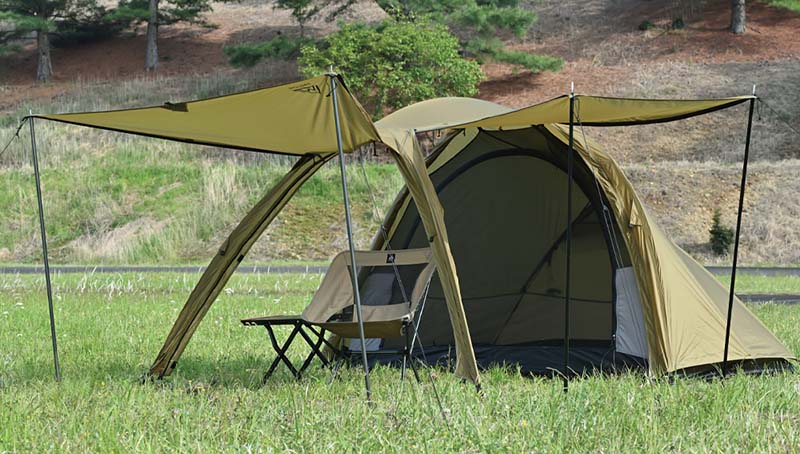デイトナからソロキャンプに最適な広々ゆったりサイズのドーム型テント「MAEHIRO DOME」が発売！記事05