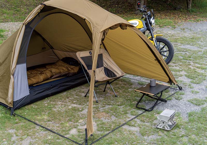 デイトナからソロキャンプに最適な広々ゆったりサイズのドーム型テント「MAEHIRO DOME」が発売！記事06