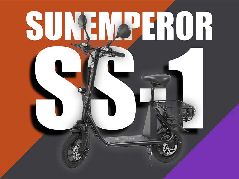 SunEmperor の電動キックボード「SS1」が 性能等確認制度で適合認定を