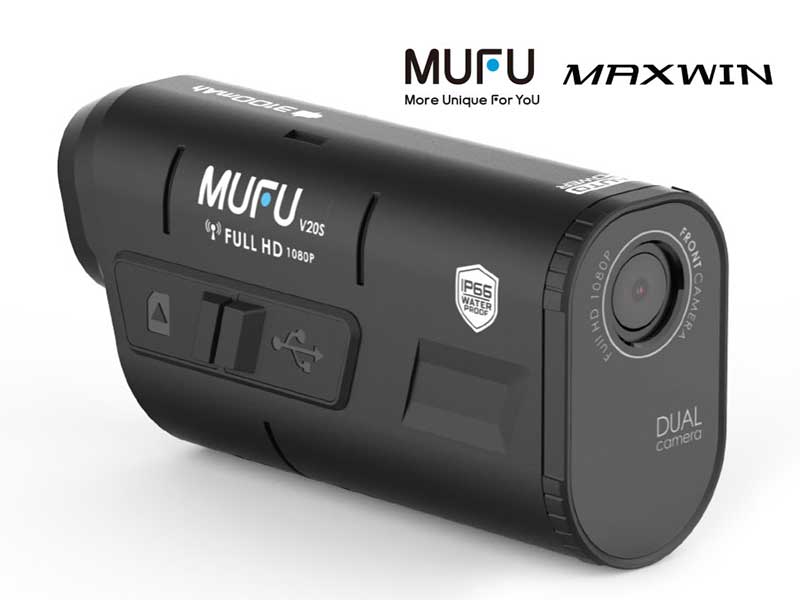 MAXWIN × 台湾のドラレコメーカー MUFU のバイク用ドライブレコーダー 