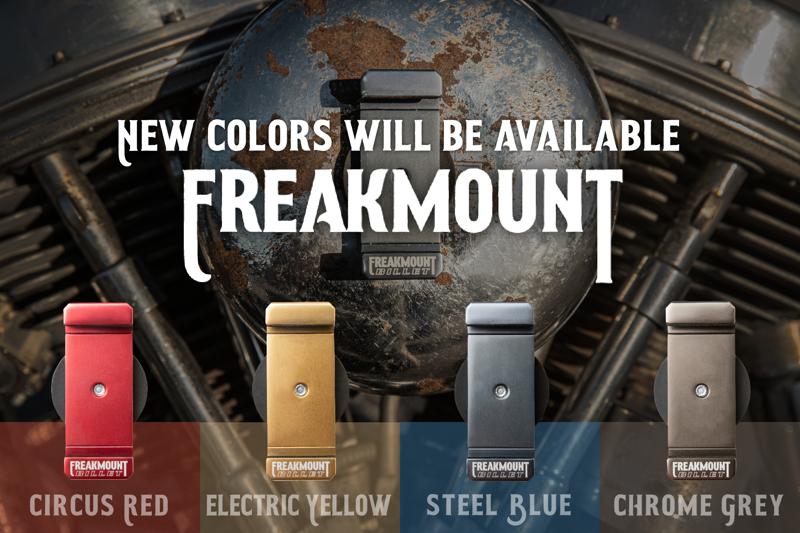 大人気バイク用スマホホルダー『FREAKMOUNT』新色発売！