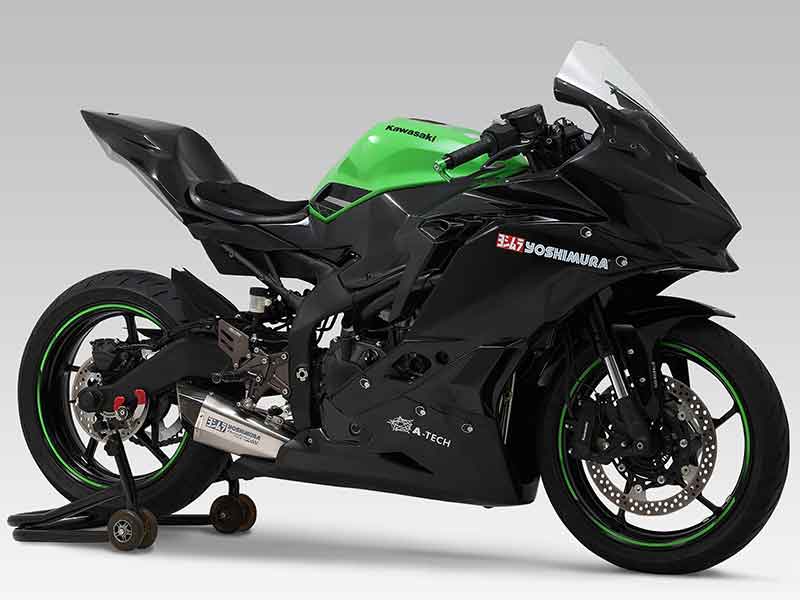 ヨシムラからカワサキ Ninja ZX-4R SE/RR（23）・Ninja ZX-25R（21-22/23）用「HEPTA FORCE TSS レーシングサイクロン」が2024年1月下旬発売！（動画あり） 記事7