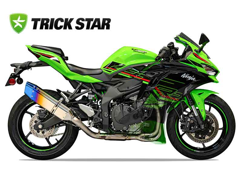 トリックスターが Ninja ZX-4R SE／ZX-4RR用政府認証フルエキゾーストマフラー「IKAZUCHI」の予約受付を開始！ メイン