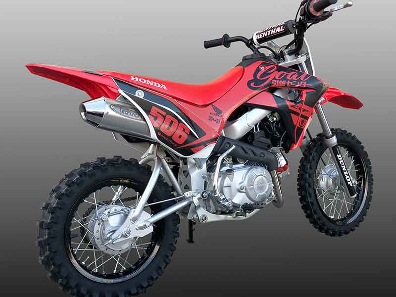 テックサーフから CRF110F用フルエキゾーストマフラー「Super Moto MAX／スーパーモト マックス」が発売！| バイクブロス・マガジンズ