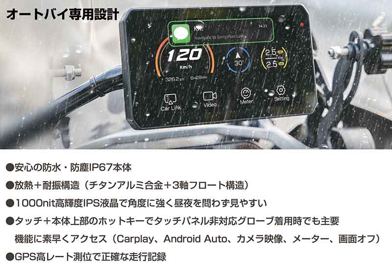 タナックスの「スマートライドモニターAIO-5Lite」が11/29発売！ 記事5