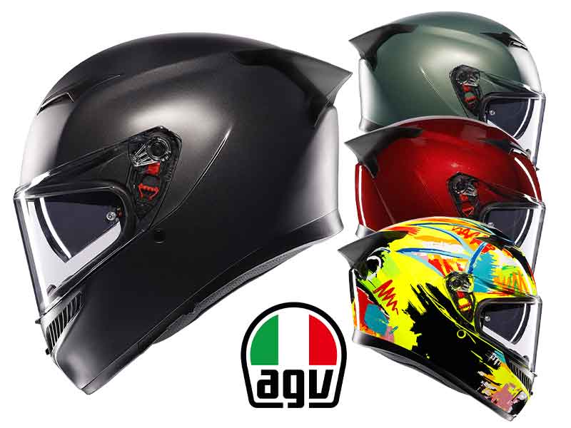 AGV の新型フルフェイスヘルメット「K3」アジアンフィット仕様がユーロギアから発売！