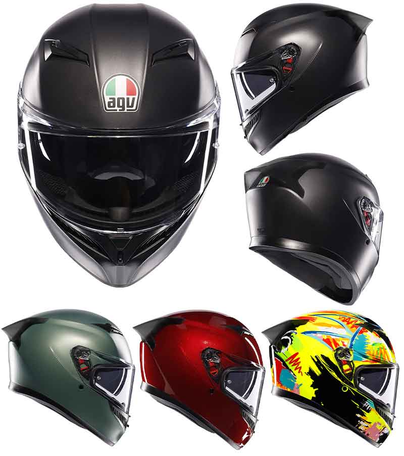 AGV の新型フルフェイスヘルメット「K3」アジアンフィット仕様が 