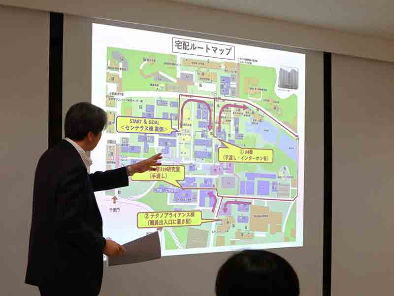 【VECTRIX】大阪大学大学院のイベント「物流の2024年問題を学んで3輪EVの宅配体験をしよう！」で 3輪EV による模擬宅配を実施 記事1