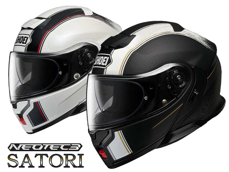 ショウエイのシステムヘルメット NEOTEC3 に新グラフィックモデル「SATORI／サトリ」がラインナップ　メイン