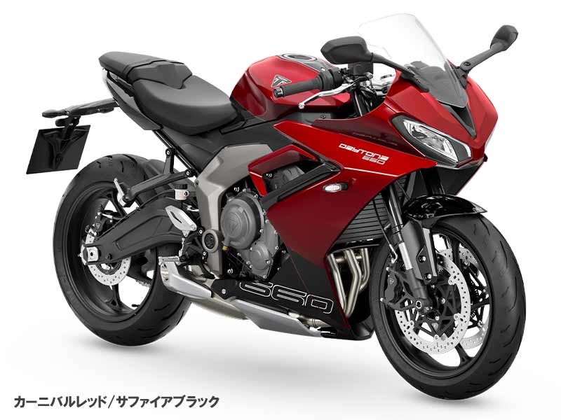 【トライアンフ】ミドルクラスのニューモデル「Daytona 660」を発表！ 国内入荷は3月末　記事９