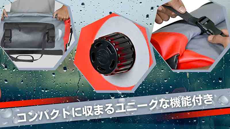 嵐にも耐える防水ツーリングバッグ「Drybag40L」の先行販売が Makuake でスタート！（動画あり） 記事9