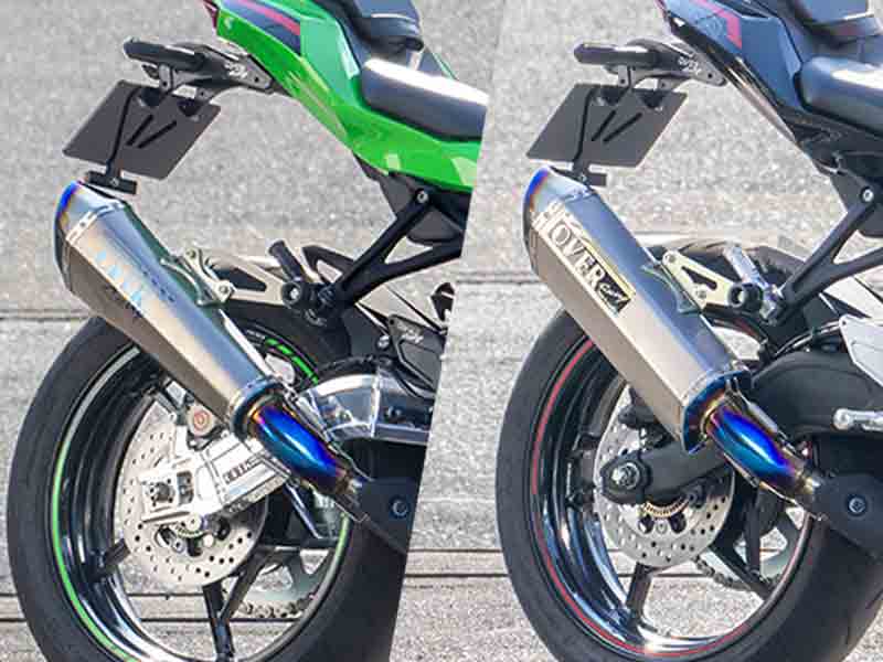 Ninja ZX-25R／ZX-4R シリーズ用スリップオンマフラー2種がオーヴァー 