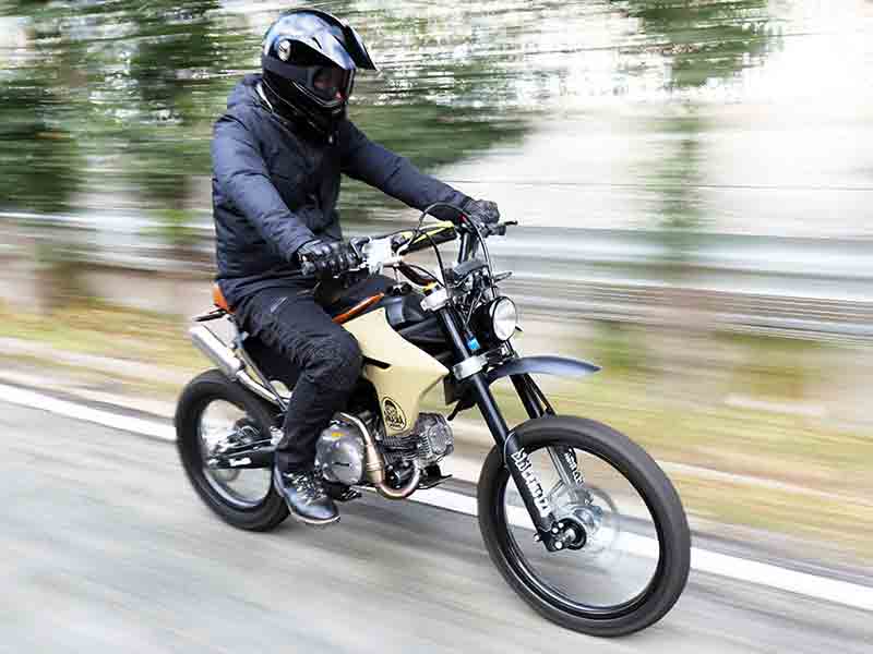 オフロードバイク NicotPT125 のストリートカスタム車「SK STREET CROSS 125」が発売！ 記事1