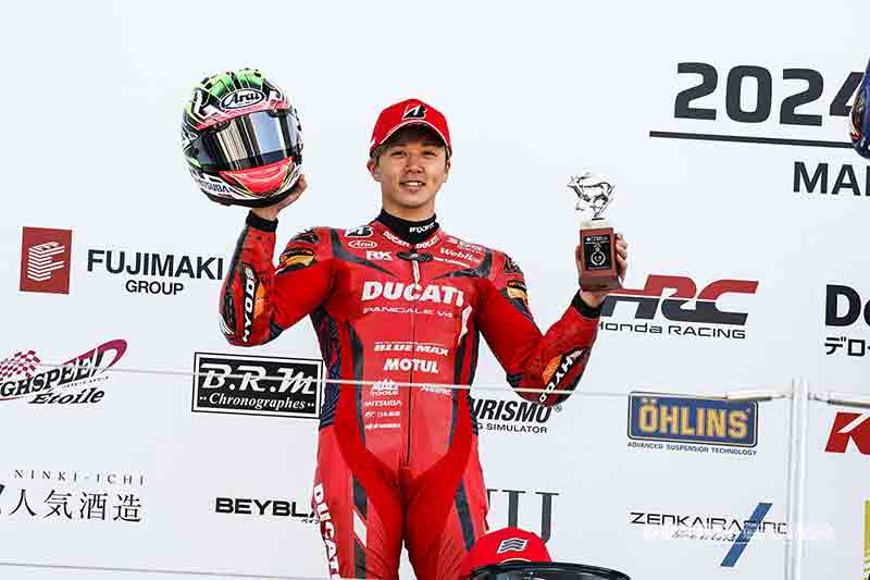 「DUCATI team KAGAYAMA」初戦となる MFJ全日本ロードレース選手権第1戦で2位を獲得 記事1
