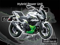 【カワサキ】ハイブリッドエンジンを搭載する新世代ネイキッド「Z7 Hybrid」を6/15発売！