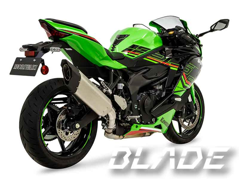 モリワキから Ninja ZX-25R（23-）用マフラー「Slip-On Exhaust BLADE 