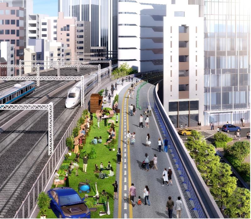 株式会社ストリーモ、高速道路上での“未来の歩行者空間”を体感する「GINZA