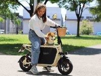 愛犬と乗れる電動バイク「Doggie／ドギー」がクラウドファンディングに登場！ メイン