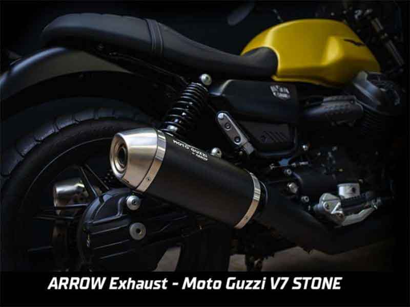 モト・グッツィ】V7ストーン／コルサ用「Arrow 製サイレンサーキット20 