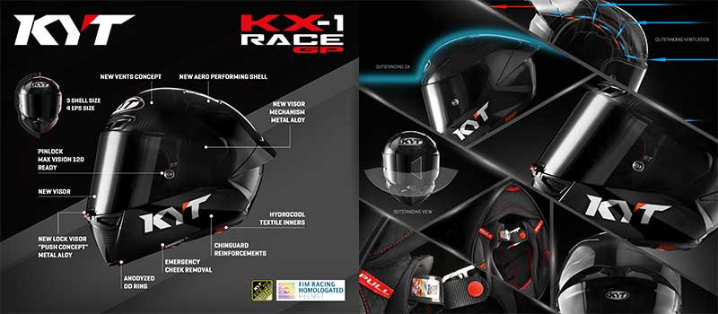 KYT ヘルメットが日本上陸！「KX-1 RACE GP／NZ RACE／SKYHAWK」主要3モデルのデリバリーを開始 記事1