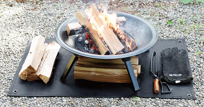 キャンプギアブランド「VASTLAND」、耐熱温度550℃を誇り、焚き火デビューにおすすめの「焚き火シート