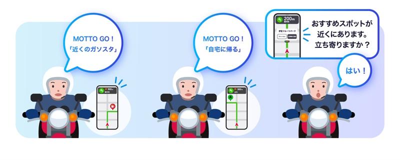 バイク専用ナビゲーションアプリ「MOTTO