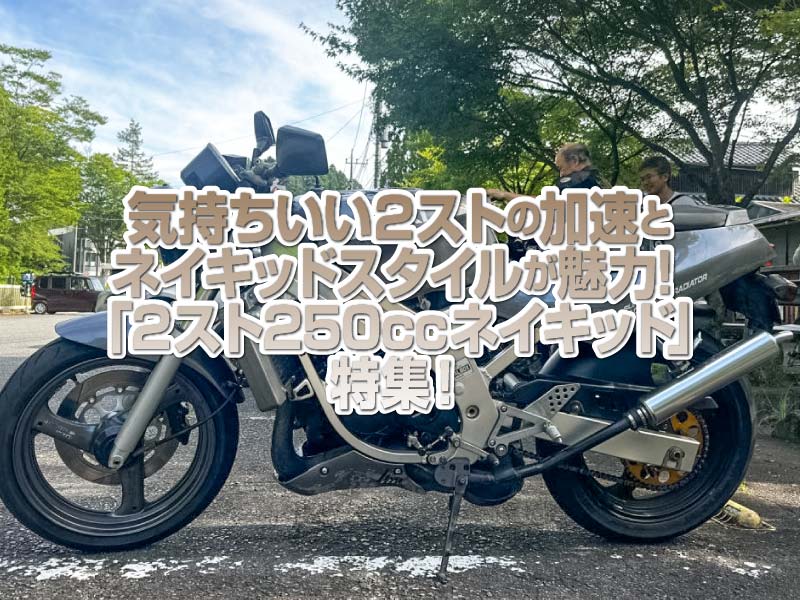 「2スト250ccネイキッド」特集！気持ちいい2ストらしい加速と軽快なネイキッドスタイルがその魅力！