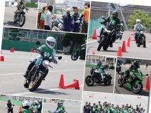 カワサキの体験型ライディングスクール「Safe Riding Program in 熊谷」が群馬県の太田自動車教習所で10/6開催　サムネイル