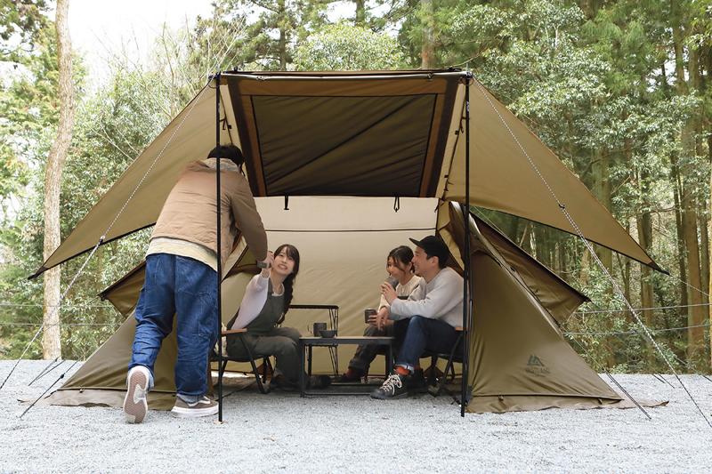 今春完売の「トンネルテント