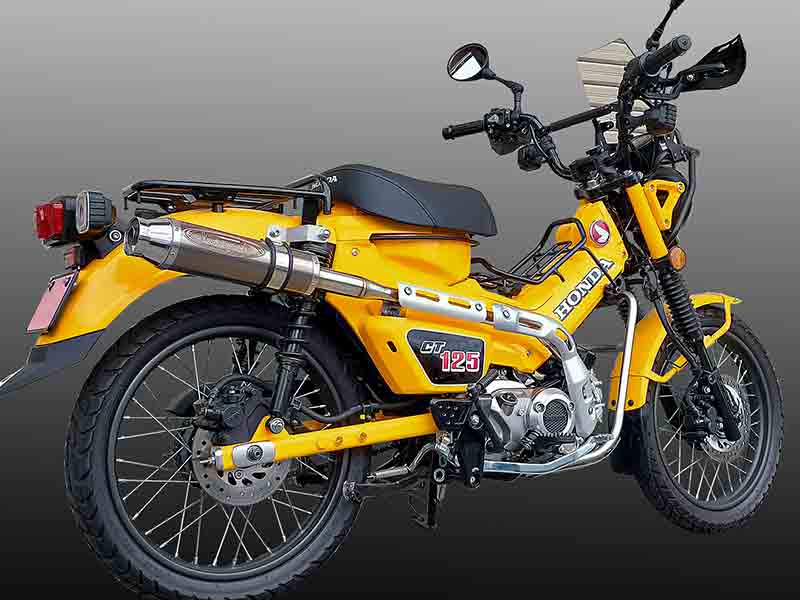 テックサーフから CT125ハンターカブ用フルエキゾーストマフラー「ZEEX CUB／ジークス カブ」が発売！| バイクブロス・マガジンズ