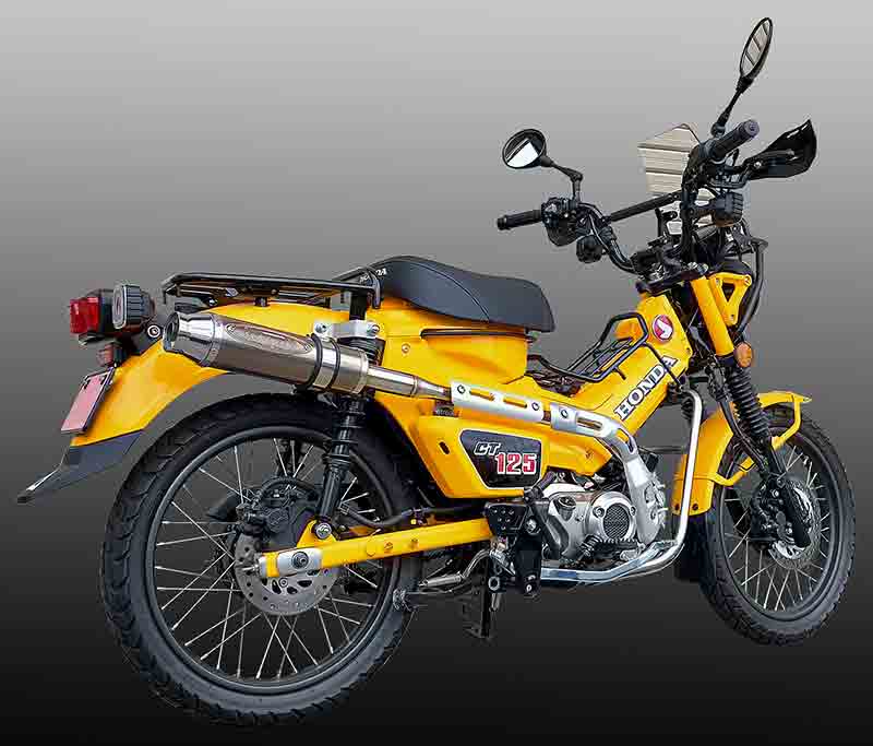 テックサーフから CT125ハンターカブ用フルエキゾーストマフラー「ZEEX CUB／ジークス カブ」が発売！ 記事1