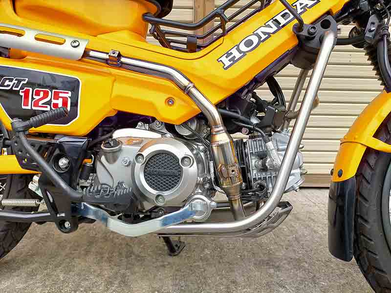 テックサーフから CT125ハンターカブ用フルエキゾーストマフラー「ZEEX CUB／ジークス カブ」が発売！ 記事3