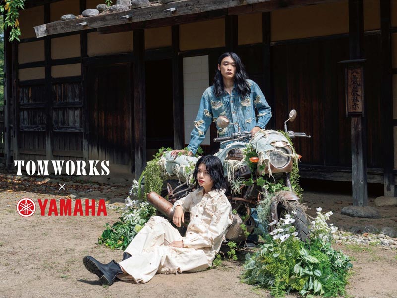 【ヤマハ】デニムアパレルブランド「TOM WORKS」とアート作品でコラボレーション　メイン