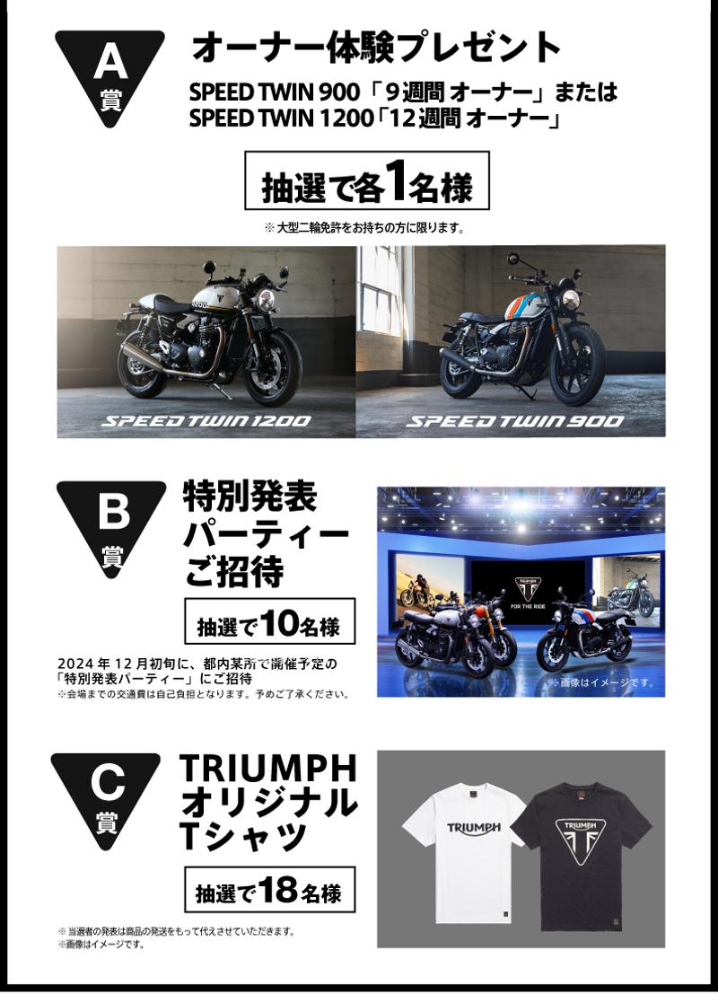 トライアンフから、新型Speed