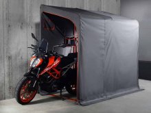 カベ横の空間を有効活用する「バイクガレージ2250 カベ」がドッペルギャンガーから発売！ メイン