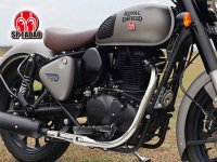 SP忠男からロイヤルエンフィールド CLASSIC350（’22〜）用「POWERBOXナローパイプ」が発売！ メイン