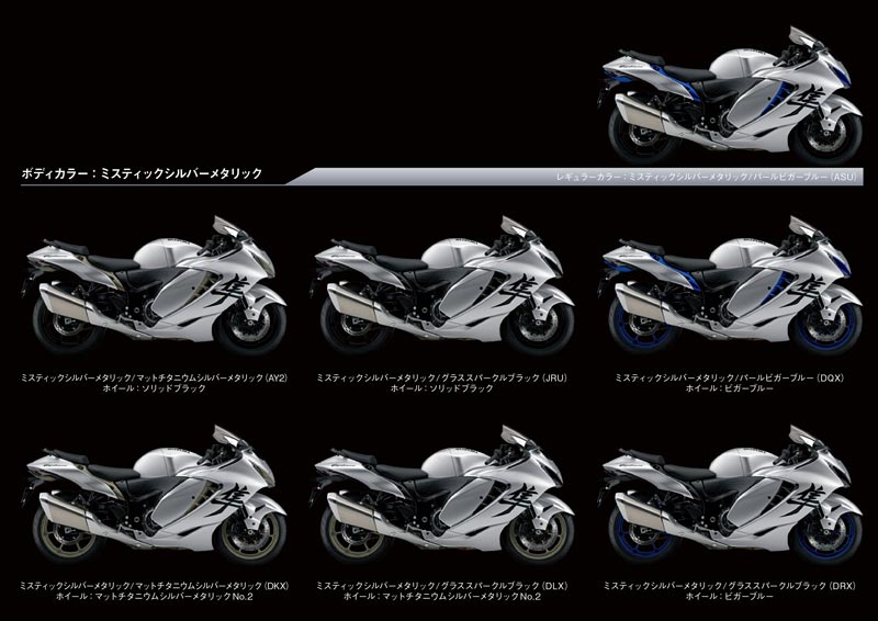 【スズキ】フラッグモデル「Hayabusa（ハヤブサ）」のカラーリングを変更し11/22発売　記事４