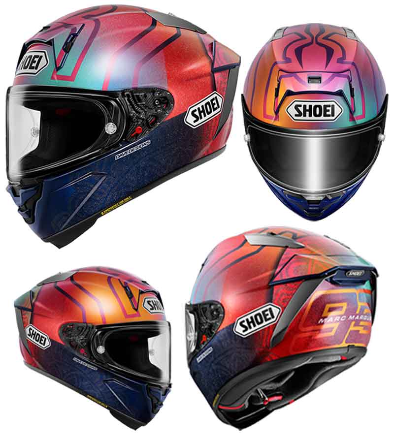 ショウエイからマルク・マルケスのインド GP グラフィックモデル「X-Fifteen MARQUEZ HOLI／マルケス・ホーリー」が受注期間限定で4月発売！ 記事1