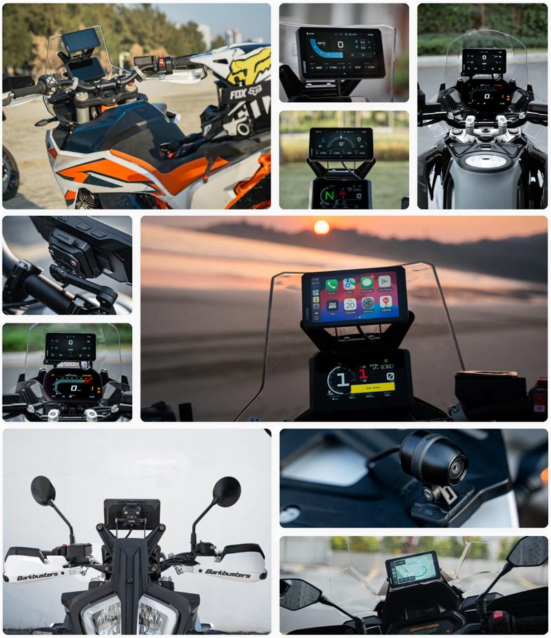 【業界初】4G通信機能対応バイク専用6インチのスマートディスプレイ「AIO-6」3月末Makuakeにて先行発売決定